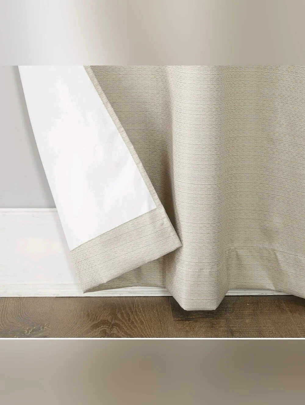Sun Zero Cooper Textured Thermal-Lined Blackout  Grommet Linen 40x95